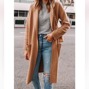 J. Crew Ella Coatigan/Long Open Cardigan